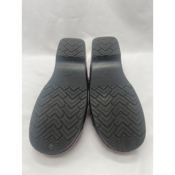 Dansko Marcelle Red Mary Clogs Womens Size EU 41 US 10 / 10.5 Jane Comfort Shoes - Picture 8 of 10